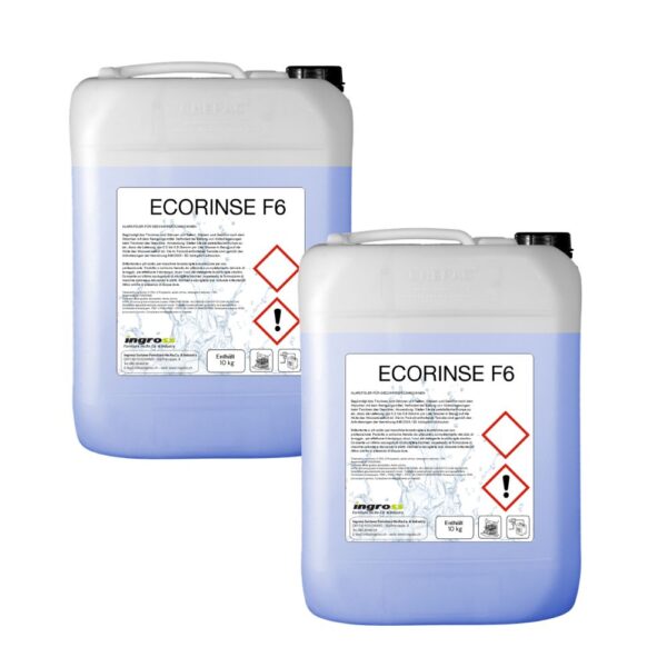 Brillantante per lavastoviglie professionali ECORINSE F6 - 2 x 10kg