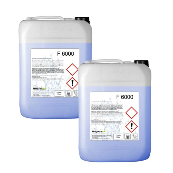 Brillantante per lavastoviglie professionali F 6000 - 2 x 10kg