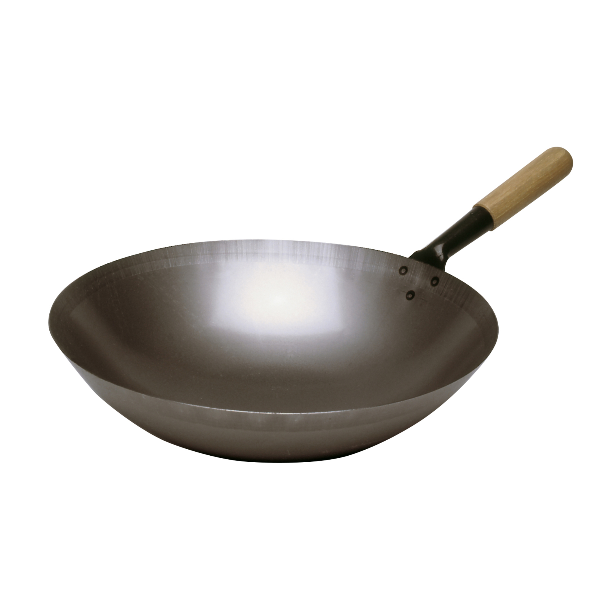Padella wok in acciaio inox ø 390mm