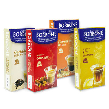 120 capsules mixtes SOLUBLES de Borbone – Compatible Nespresso