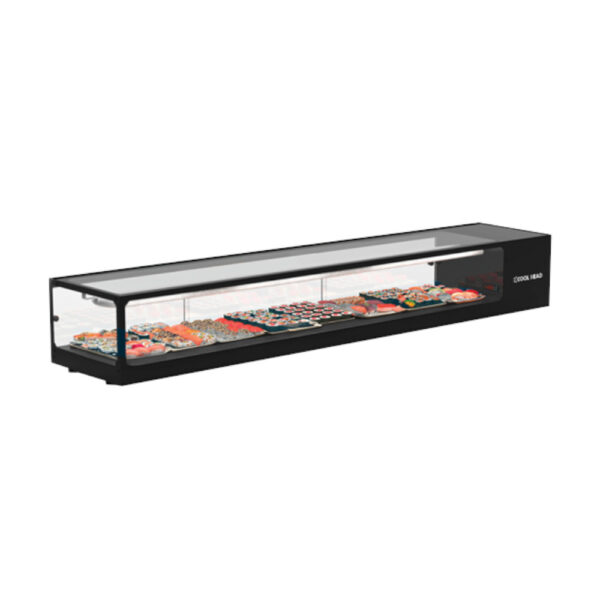 Cool Head Horizontale Kühlvitrine für bedienten Service (SUSHI) -  RS 80SQ