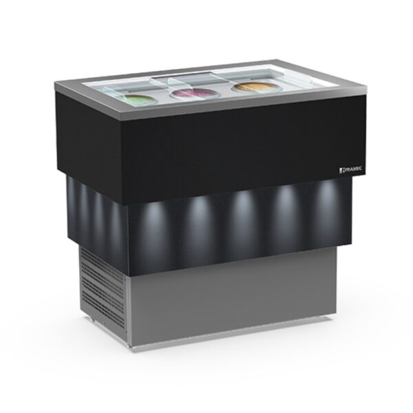 Framec - Vitrine pour glacées et granité CARRARA 6 VISTA