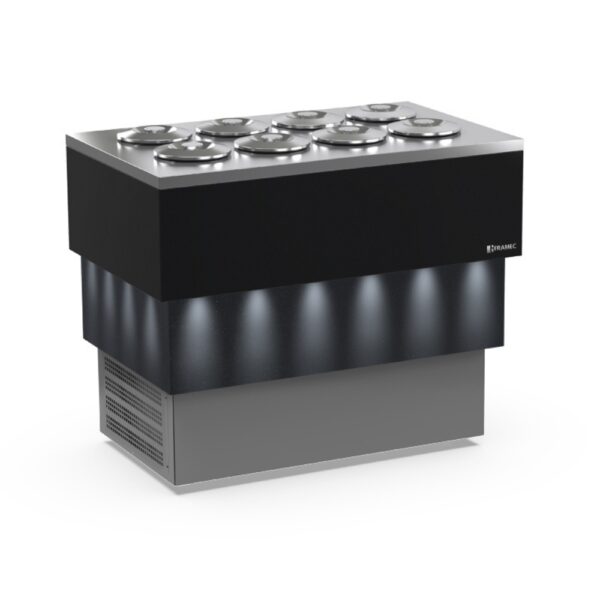 Framec - Vitrine pour glacées et granité CARRARA 8