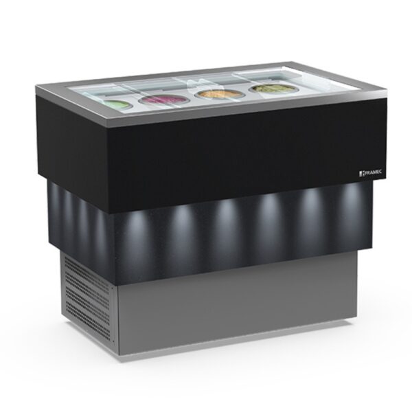 Framec - Vitrine pour glacées et granité CARRARA 8 VISTA