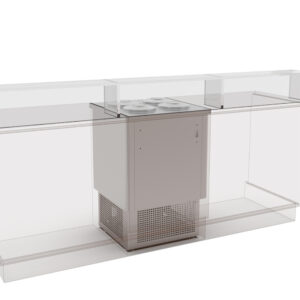 Framec - Einbau-Kühlbehälter für Softeis und Granitas DOLCE VITA IN 4