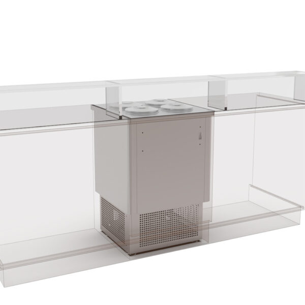 Framec - Einbau-Kühlbehälter für Softeis und Granitas DOLCE VITA IN 4