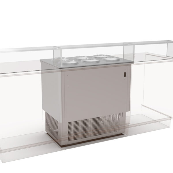 Framec - Banco da incasso per gelato e granite DOLCE VITA IN 6