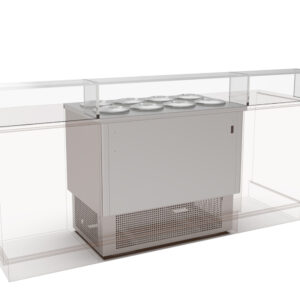Framec - Einbau-Kühlbehälter für Softeis und Granitas DOLCE VITA IN 8