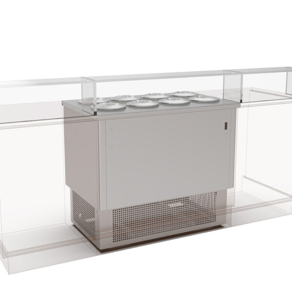 Framec - Einbau-Kühlbehälter für Softeis und Granitas DOLCE VITA IN 8