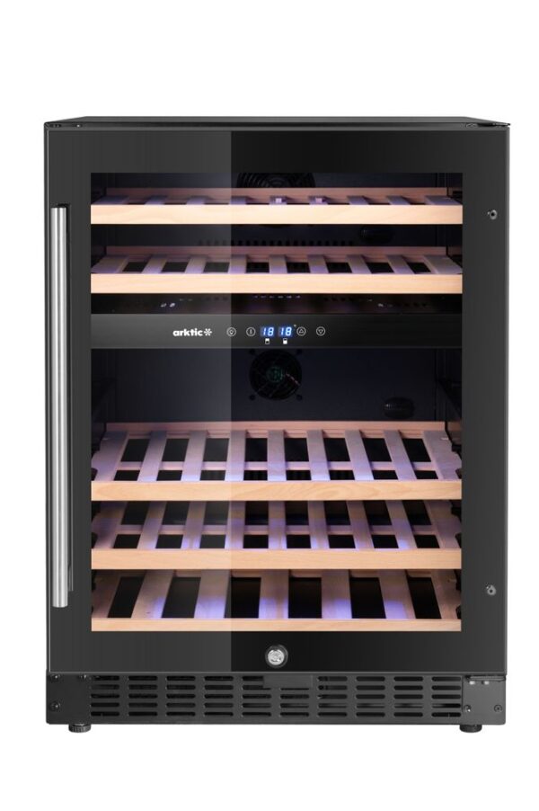 Arktic Weinkühler, 2 Zonen, 46 Flaschen