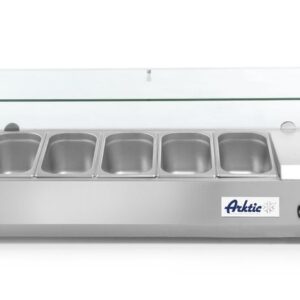 Arktic Aufsatz-Kühlvitrine Gastronorm 6x GN 1/3