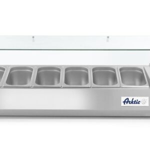 Arktic Aufsatz-Kühlvitrine Gastronorm 7x GN 1/3