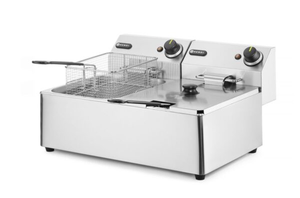 HENDI Friteuse Kitchen Line - 2x 6L – Image 3