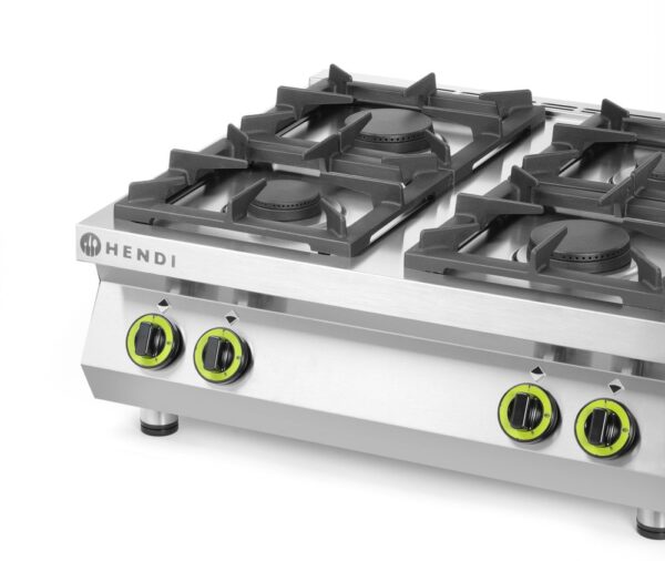HENDI Cuisinière à gaz de table - 4 feux Kitchen Line – Image 3