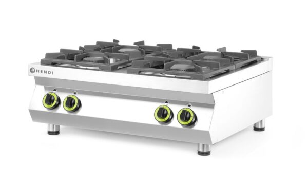 HENDI Cuisinière à gaz de table - 4 feux Kitchen Line – Image 2