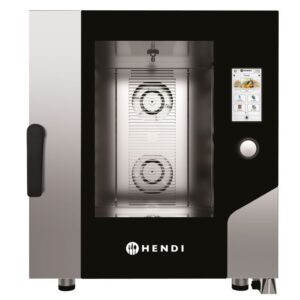 HENDI Konvektionsdampfgarer – Touch 7 x GN 1/1, elektrisch, mit direktem Dampf und Touchscreen-Steuerung