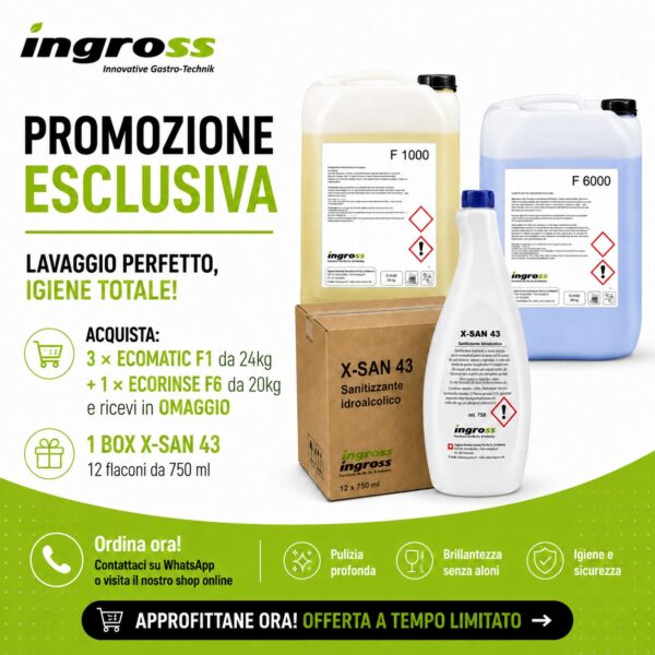 KIT DETERGENTI PROFESSIONALI CUCINA – SET COMPLETO RISTORAZIONE