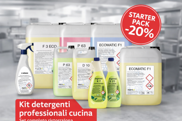 Kit produits de nettoyage cuisine professionnelle – Pack complet restauration – Image 3