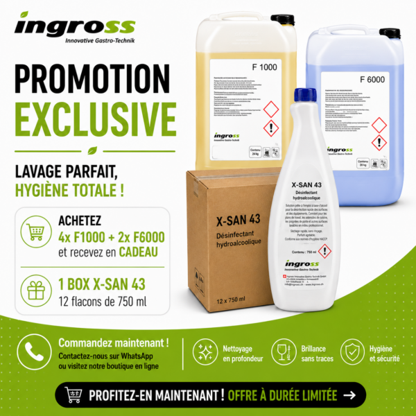 Kit produits de nettoyage cuisine professionnelle – Pack complet restauration – Image 3