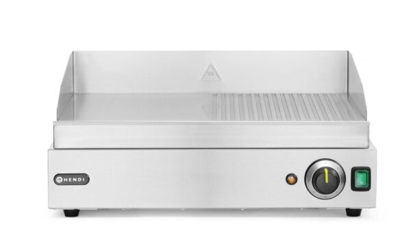 HENDI Fry top Profi Line, metà rigata