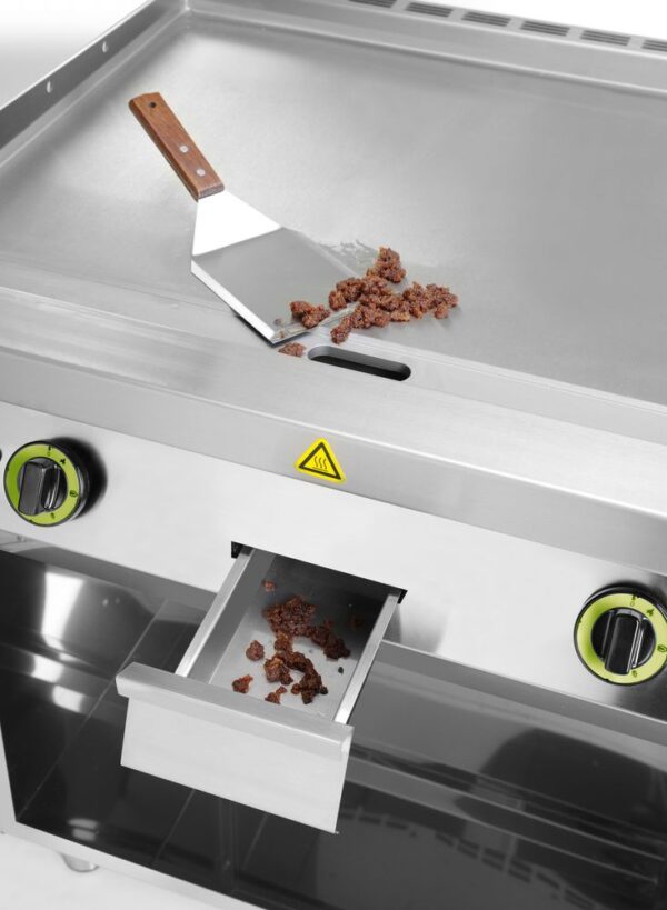 HENDI Piano cottura a gas, liscio, su un armadio racchiuso su 3 lati - immagine 3