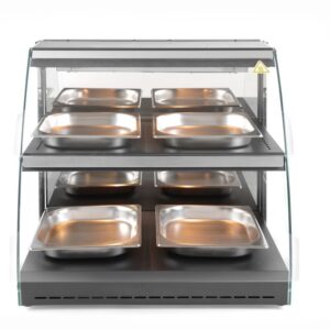 HENDI Vetrina riscaldata al quarzo a due livelli