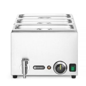 HENDI Set Bagno-maria con rubinetto di scarico Ranger