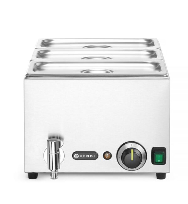 HENDI Set Bagno-maria con rubinetto di scarico Ranger
