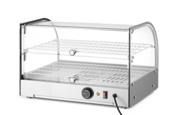 HENDI Vitrine de table chauffante deux niveaux 45 L – Image 3