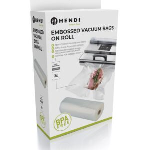HENDI Vakuum-Kochbeutel Rolle, geprägt - 2 Stk.