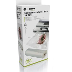HENDI Vakuum-Kochbeutel Rolle, geprägt - 2 Stk.