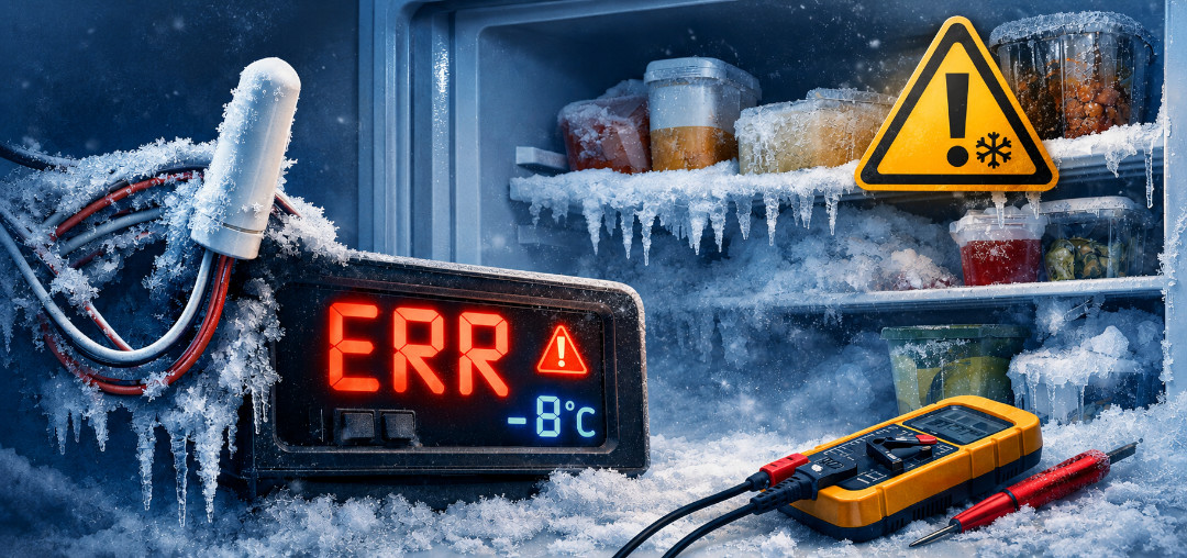 Temperaturfühler im Kühlschrank: Ursache für Eisbildung und Fehlfunktionen