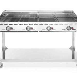 HENDI Grillsystem Green Fire mit 4 Brennern