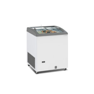 Mondial - Congelatore orizzontale a vetri scorrevoli curvi SILE 170 GTC LED