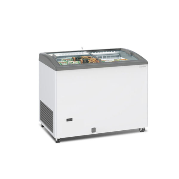 Mondial - Congelatore orizzontale a vetri scorrevoli curvi SILE 300 GTC LED