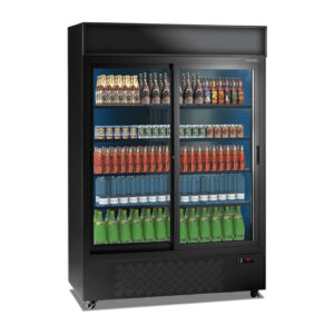 Mondial - Espositore refrigerato per bevande con porte scorrevoli JUMBO 1300 SD
