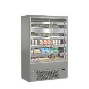 Mondial - Espositore murale ventilato con porte scorrevoli MURALES 14 SD X