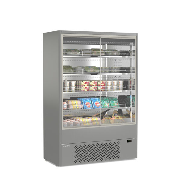 Mondial - Espositore murale ventilato con porte scorrevoli MURALES 14 SD X