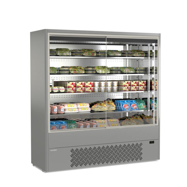 Mondial - Espositore murale ventilato con porte scorrevoli MURALES 19 SD X