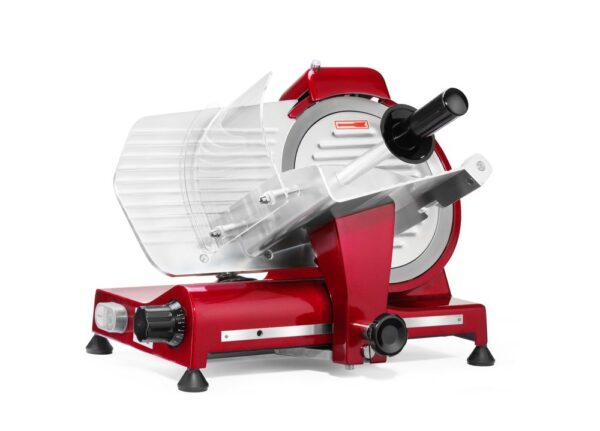HENDI Aufschnittmaschine Profi Line 250 rote Sonderedition – Bild 2