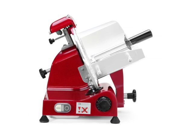 HENDI Aufschnittmaschine Profi Line 250 rote Sonderedition – Bild 3