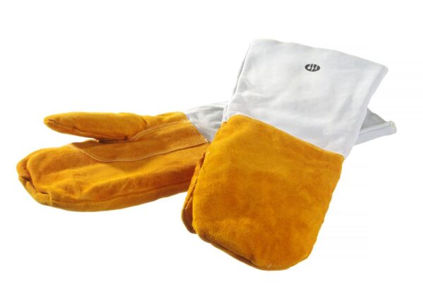 HENDI Leder-Grillhandschuhe hitzebeständig – 2 Stück - immagine 5