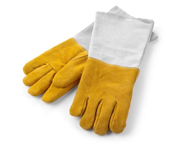 HENDI Leder-Grillhandschuhe hitzebeständig – 2 Stück - immagine 2