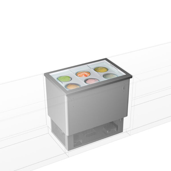 Framec - Banco da incasso per gelato e granite DOLCE VITA IN VISTA 6