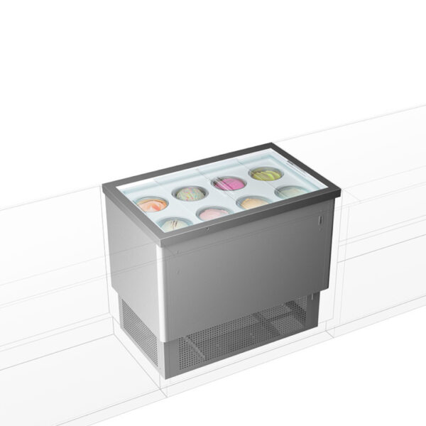 Framec - Banco da incasso per gelato e granite DOLCE VITA IN VISTA 8